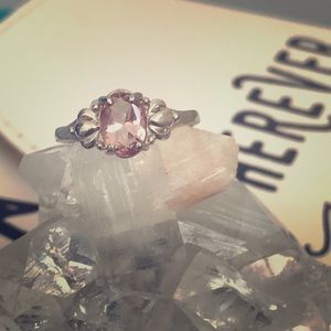 Sterling Silver Kunzite Ring